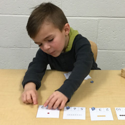 boy with cards